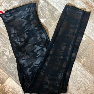 Spanx Black Camo Leggings